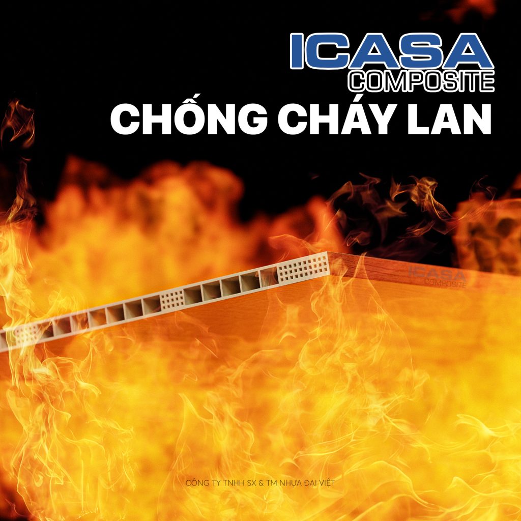 Khả năng chống cháy lan Tấm ICASA Composite