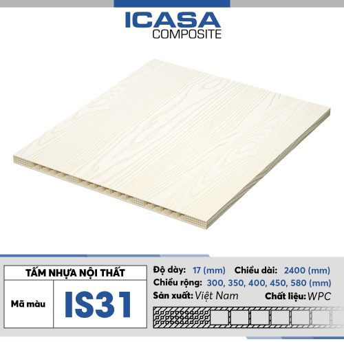 Tấm nội thất ICASA Composite cao cấp IS-31