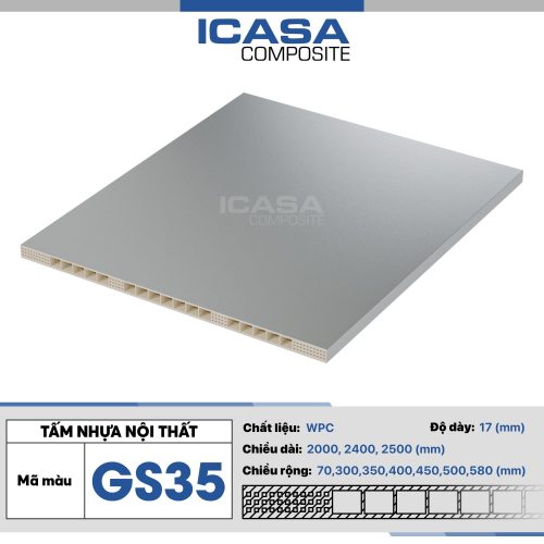 Tấm nhựa nội thất ICASA Composite GS35